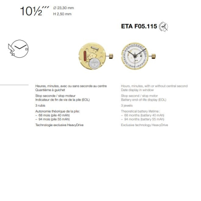 ETA F05115-2PONTEIROS
