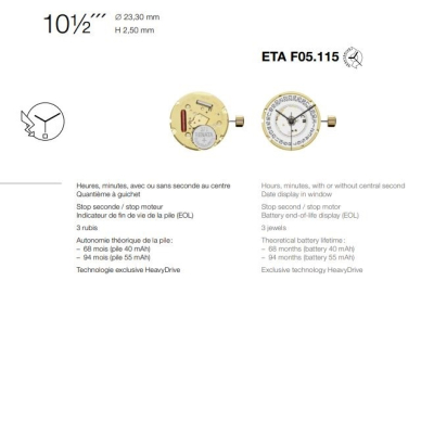 ETA F05115-3PONTEIROS-6H