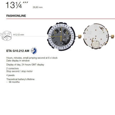 ETA G10212-6H