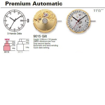 MIYOTA 9015 GILT