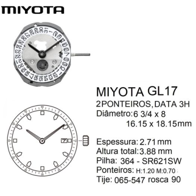 MIYOTA GL17