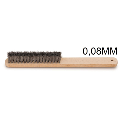 ESCOVA DE AÇO COM  4 FILEIRAS ESPESSURA FIO DE AÇO DE  0.08MM -ALEMÃ -  CT7014J