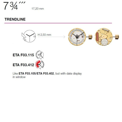 ETA F03115-3PONTEIROS