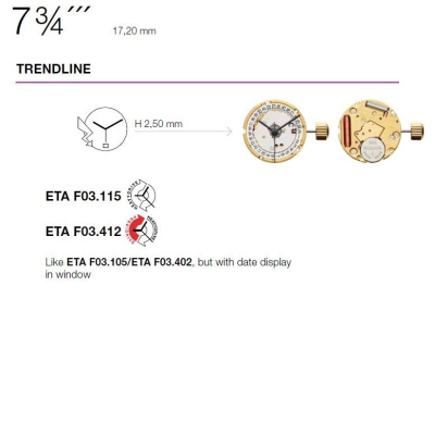 ETA F03115-3PONTEIROS-6H
