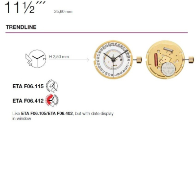 ETA F06115-3PONTEIROS
