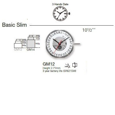 MIYOTA GM12