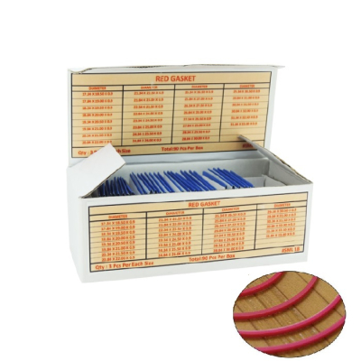 SORTIDO DE VEDANTES NYLON PARA TAMPAS - ESPESSURA 0,9MM E DIÂMETRO 18,5 A 33MM - 90PCS