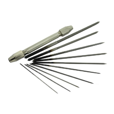 SORTIDO DE 10 ESCAREADORES E TORNILHO - 0.9 A 4MM