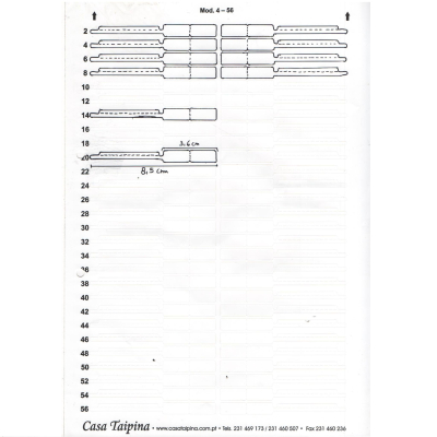 ETIQUETAS FOLHA A4 – 56 - MOD 4