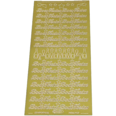 ETIQUETAS LASER “BOAS FESTAS” DOURADAS