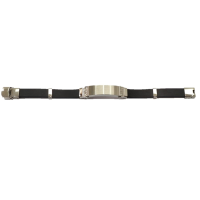 PULSEIRA PRETA COM APLICAÇÕES EM AÇO – C1799-5
