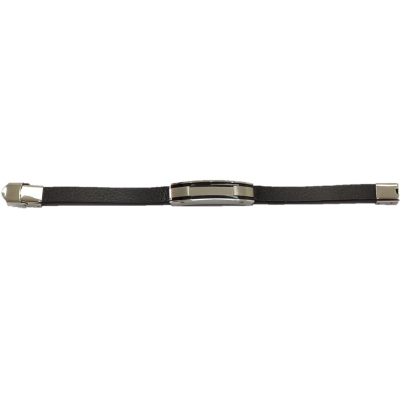 PULSEIRA PRETA COM APLICAÇÕES EM AÇO – C1799-6