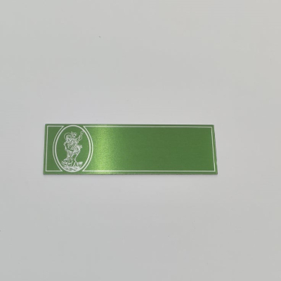 CHAPA COM SANTO – VERDE – 9,5X3CM