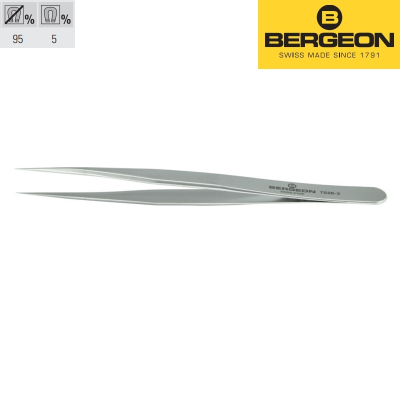 PINÇA TIPO 3 - 95% ANTIMAGNETICA - BERGEON 7025-3 - CT7738