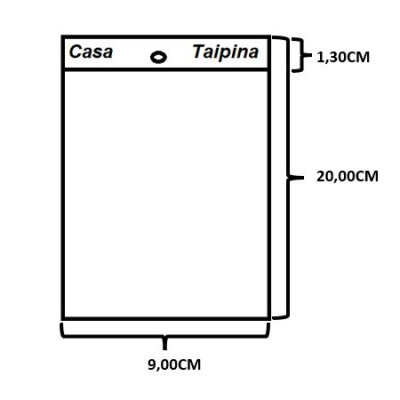 SACO ZIP TRANSPARENTE - 90X200
