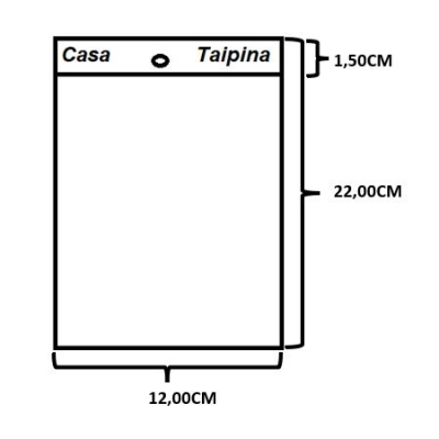 SACO ZIP TRANSPARENTE - 120X220