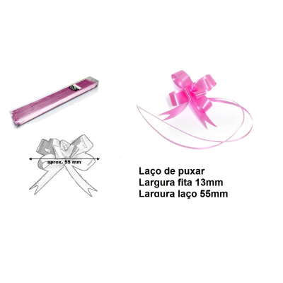 LAÇO DE PUXAR ROSA