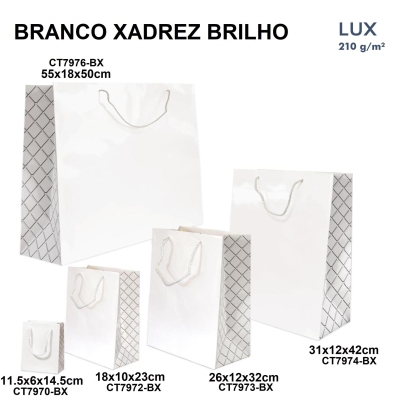 BRANCO XADREZ BRILHO