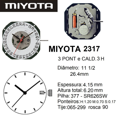 MIYOTA 2317