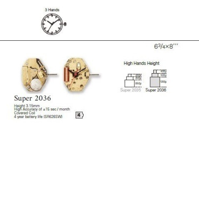 MIYOTA SUPER 2036