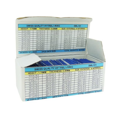 SORTIDO DE VEDANTES PARA VIDROS 2,00MM - 98PCS