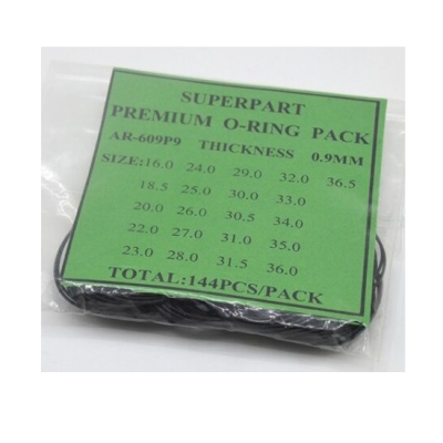 SORTIDO DE VEDANTES REDONDOS – ESPESSURA 0,9MM E DIAMETRO 16 A 36,5MM – 144PCS