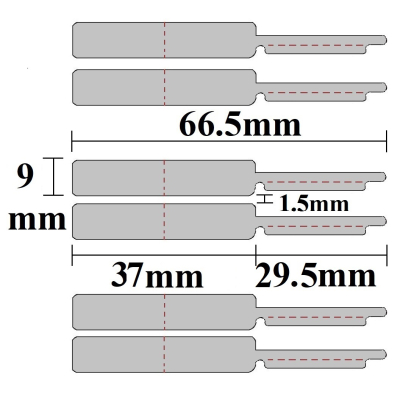 ETIQUETAS PRATEADAS 66.5X90MM