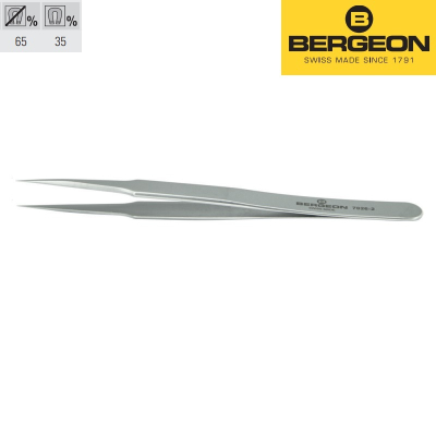 PINÇA TIPO 2 , 65% ANTIMAGNETICA , BERGEON 7024-2 - CT7735
