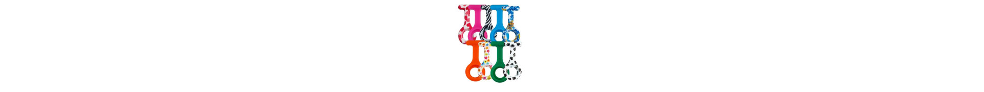 Braceletes em silicone
